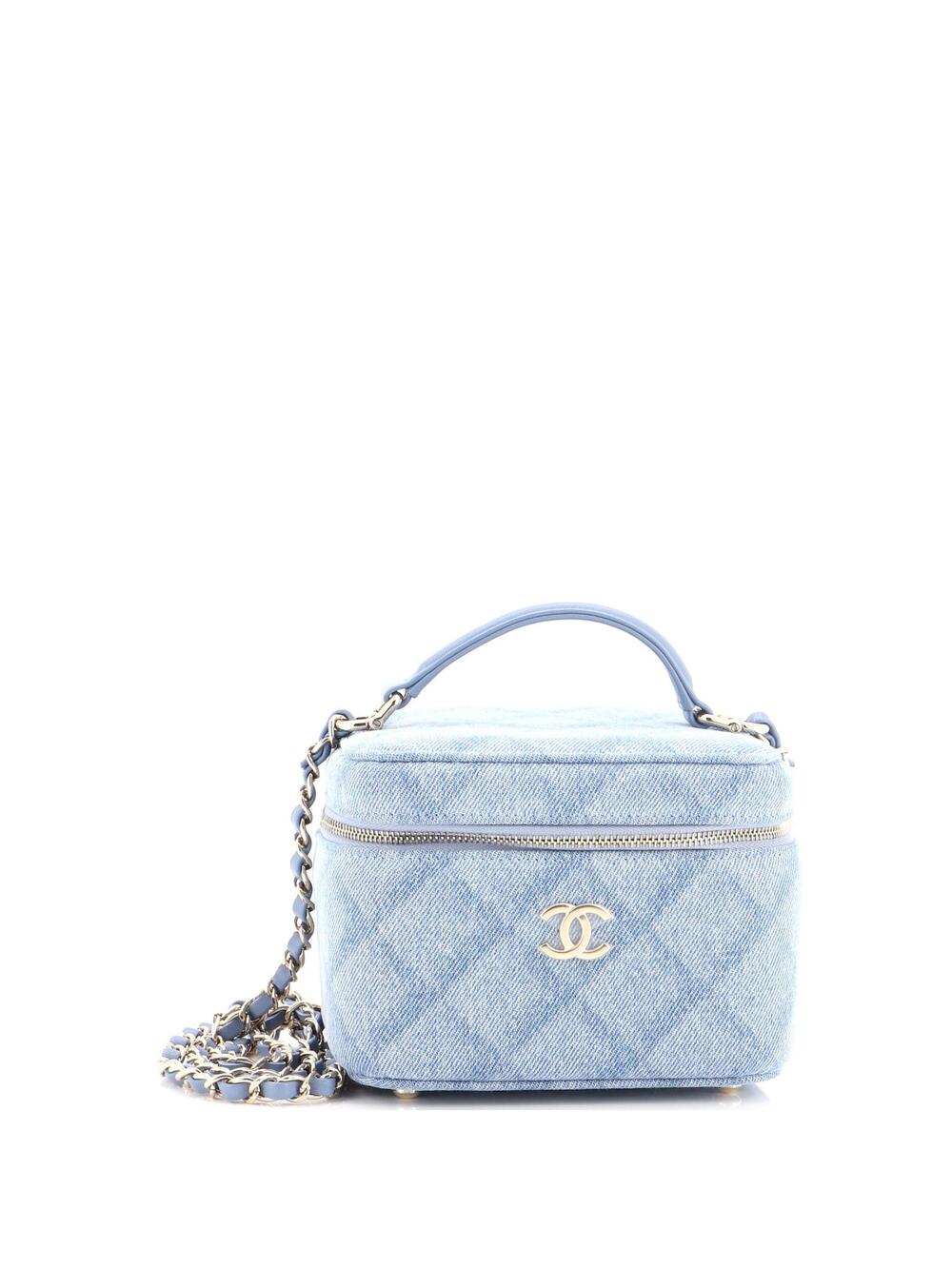 Chanel Vanity Case With Chain 3D Quilt #377785C46B